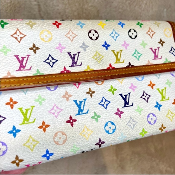 Louis Vuitton White Multicolor Porte Tresor International Wallet - Picture 12 of 14